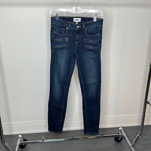 Paige Skinny Jeans with Zippers